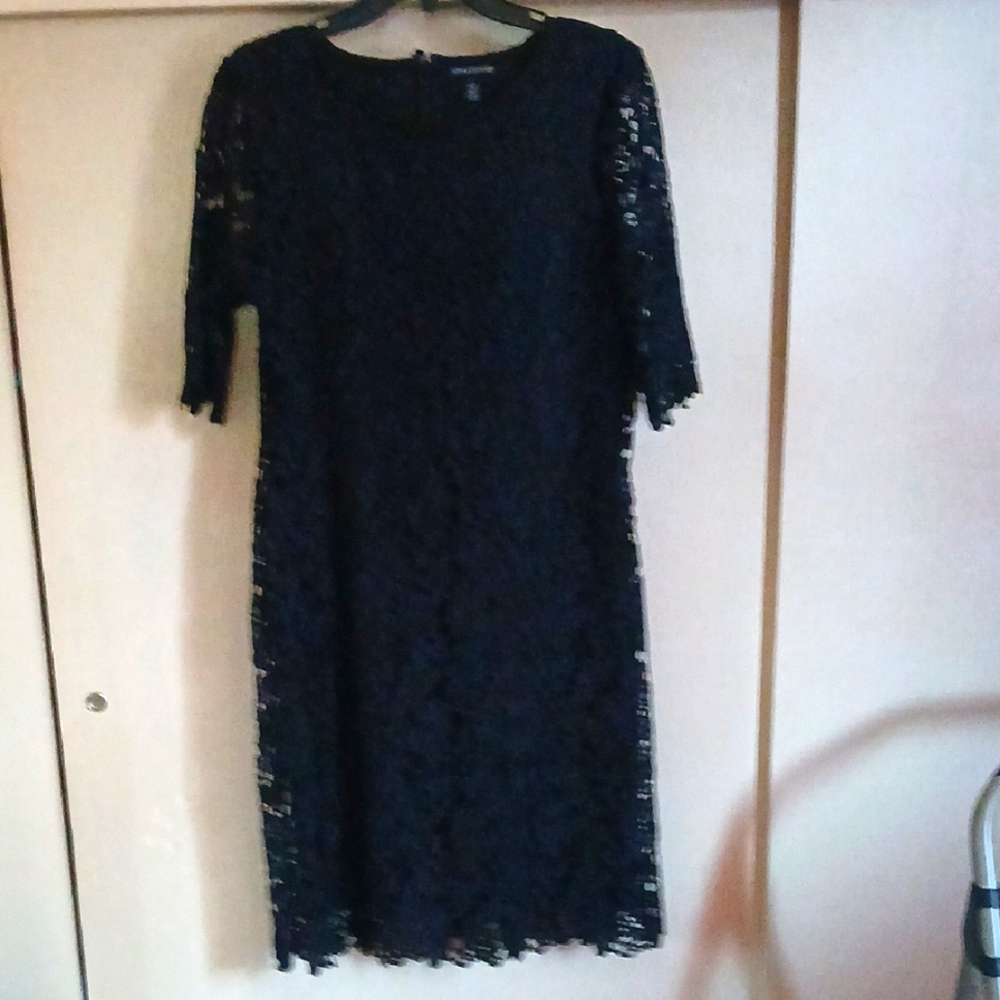 Elegant Black Lace Dress